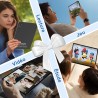 Tablette Android 15 avec 5G WiFi 10 Pouces 30Go RAM + 128Go ROM(2To Extensible), Widevine L1, Octa-Core 2.0GHz/8000mAh/8+5MP/Dou