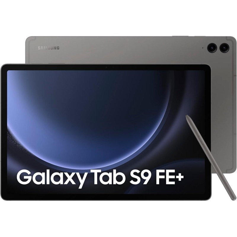 Samsung Galaxy Tab S9 FE+ Tablette, 12.4'' Wifi 128Go, S Pen inclus, Batterie longue durée, Certification IP 68, Anthracite, Ver