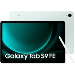 Samsung Galaxy Tab S9 FE Tablette, 10.9'' Wifi 128Go, S Pen inclus, Batterie longue durée, Certification IP 68, Vert d'eau, Vers