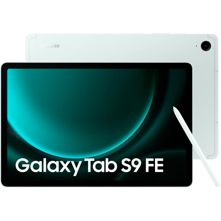 Samsung Galaxy Tab S9 FE Tablette, 10.9'' Wifi 128Go, S Pen inclus, Batterie longue durée, Certification IP 68, Vert d'eau, Vers