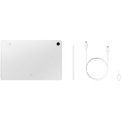 Samsung Galaxy Tab S9 FE Tablette, 10.9'' Wifi 128Go, S Pen inclus, Batterie longue durée, Certification IP 68, Argent, Version 