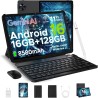 DOOGEE U11 Tablette Android 16, 11 Pouces Tablette avec Clavier, 16GB RAM+128GB ROM(2TB TF), T7200Octa-Core Tablette Tactile 90H