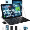 DOOGEE U11 Tablette Android 16, 11 Pouces Tablette avec Clavier, 16GB RAM+128GB ROM(2TB TF), T7200Octa-Core Tablette Tactile 90H