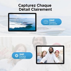 DOOGEE U11 Tablette Android 16, 11 Pouces Tablette avec Clavier, 16GB RAM+128GB ROM(2TB TF), T7200Octa-Core Tablette Tactile 90H