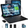 DOOGEE U11 Tablette Android 16, 11 Pouces Tablette avec Clavier, 16GB RAM+128GB ROM(2TB TF), T7200Octa-Core Tablette Tactile 90H