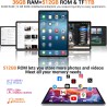 Tablette 13 Pouces Android 15 Tablette Tactile avec 4G LTE /5G WiFi,36Go+512Go/11580mAh/20W/13+8MP/Octa-Core/Face ID/TÜV/GMS/BT5