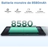 DOOGEE U11 Pro Tablette Android 15, Tablette 11 Pouces 30GB RAM+256GB ROM/TF 2TB, Batterie 8580mAh,Tablette avec Clavier Unisoc 