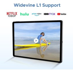 DOOGEE U11 Pro Tablette Android 15, Tablette 11 Pouces 30GB RAM+256GB ROM/TF 2TB, Batterie 8580mAh,Tablette avec Clavier Unisoc 