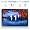 DOOGEE U11 Pro Tablette Android 16, Tablette 11 Pouces, Gemini AI 30GB RAM+256GB ROM/TF 2TB, Batterie 8580mAh, Octa-Core T7200 9