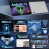 Tablette Android 15 avec 64Go ROM +2TB TF Extensible, Freeform,10 Pouces,WiFi 6, 8-Cores, Gemini AI, GMS, 8MP+5MP, Widevine L1, 