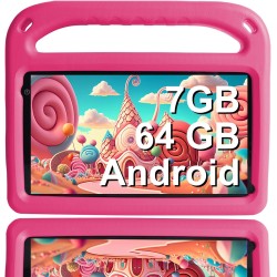 Tablette android fhd | 64go rom +7go ram (2tb extensible) | tablet 7 pouces | wifi 5g/bleutooth 5.0 | double caméra | contrôle p