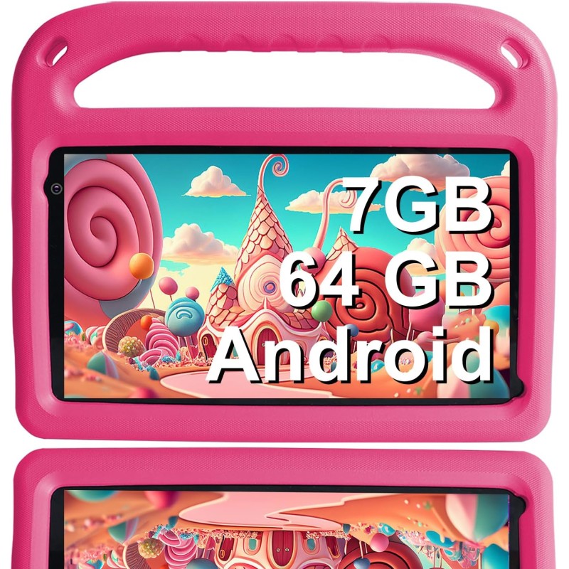 Tablette android fhd | 64go rom +7go ram (2tb extensible) | tablet 7 pouces | wifi 5g/bleutooth 5.0 | double caméra | contrôle p