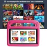 Tablette android fhd | 64go rom +7go ram (2tb extensible) | tablet 7 pouces | wifi 5g/bleutooth 5.0 | double caméra | contrôle p