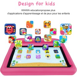 Tablette android fhd | 64go rom +7go ram (2tb extensible) | tablet 7 pouces | wifi 5g/bleutooth 5.0 | double caméra | contrôle p