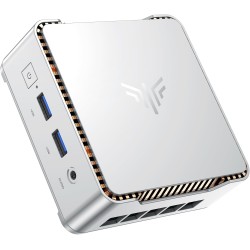 NiPoGi Essenx E2 Mini PC W-11 Pro, Ιntel Alder Lake-N95(jusqu'à 3,40 GHz), 16 Go DDR4 512 Go M.2 SSD Mini Ordinateur de Bureau, 