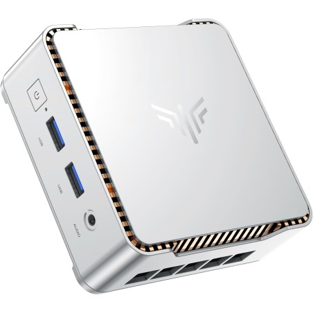 NiPoGi Essenx E2 Mini PC W-11 Pro, Ιntel Alder Lake-N95(jusqu'à 3,40 GHz), 16 Go DDR4 512 Go M.2 SSD Mini Ordinateur de Bureau, 