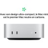 Apple Mac Mini Ordinateur de Bureau avec Puce M4, CPU 10 cœurs et GPU 10 cœurs : Conçu pour Apple Intelligence, 24Go de mémoire 