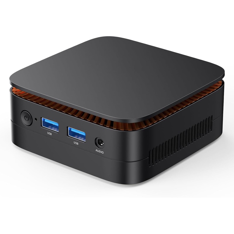 NiPoGi Essenx E1 Mini PC W-11 Pro Ιntel Alder Lake N95 (Max 3,4 GHz) 16Go DDR4+256 Go SSD, Ordinateur de Bureau Dual Display 4K@
