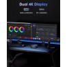 NiPoGi Essenx E1 Mini PC W-11 Pro Ιntel Alder Lake N95 (Max 3,4 GHz) 16Go DDR4+256 Go SSD, Ordinateur de Bureau Dual Display 4K@
