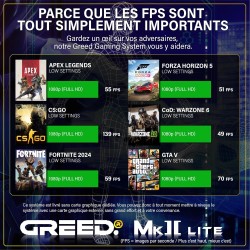 Greed®MK2 Lite - High End PC Gamer - AMD Ryzen 5 4600G + Radeon Vega 7 - Ordinateur RGB Ultra Rapide + PC Gaming 4K Raytracing a