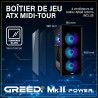 Greed®MK2 Power - High End PC Gamer - AMD Ryzen 7 5700X + Nvidia Geforce RTX 5060 Ti 16GB- Ordinateur RGB Ultra Rapide + PC Gami