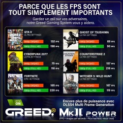 Greed®MK2 Power - High End PC Gamer - AMD Ryzen 7 5700X + Nvidia Geforce RTX 5060 Ti 16GB- Ordinateur RGB Ultra Rapide + PC Gami