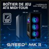 Greed® MK2 - High End PC Gamer - Intel Core i7 12700F + Nvidia Geforce RTX 5060 - Ordinateur RGB Ultra Rapide + PC Gaming 4K Ray