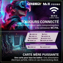 Greed®MK2 Power - High End PC Gamer - Intel Core i7 12700F + Nvidia Geforce RTX 5060Ti 16GB - Ordinateur RGB Ultra Rapide + PC G