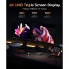 NiPoGi E3B Mini PC AMD Ryzen 7 5825U 16 Go DDR4 / 512 Go SSD Micro Ordinateur Bureau, Graphique Radeon RX Vega 8, DP + HDMI 4K, 
