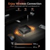 NiPoGi E3B Mini PC AMD Ryzen 7 5825U 16 Go DDR4 / 512 Go SSD Micro Ordinateur Bureau, Graphique Radeon RX Vega 8, DP + HDMI 4K, 