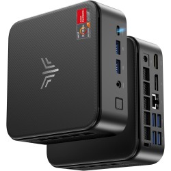 Mini PC 32 Go DDR4 1 to SSD, AMD Ryzen 5 7430U(Jusqu'à 4,3 GHz, 6C/12T) Micro Ordinateur Bureau, Radeon RX Vega 7 PC pour Bureau