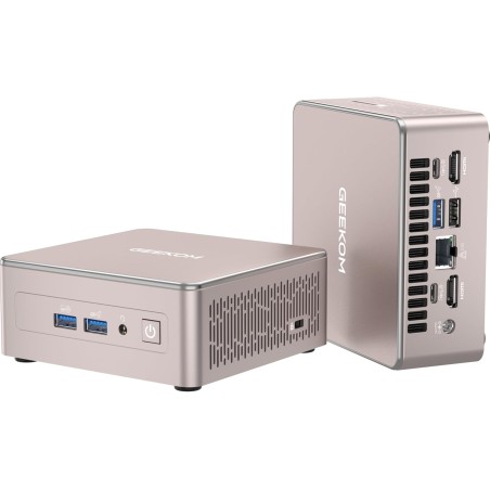 GEEKOM Mini PC A5 2025 Edition avec AMD Ryzen 5 7430U, Silencieux NUC Mini Ordinateur de Bureau avec Graphiques AMD Radeon, 16Go