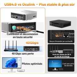 GEEKOM A6 Mini PC – Seul mini PC au monde récompensé par l’European Hardware Award avec AMD Ryzen 7 6800H, Radeon 680M, 32Go DDR