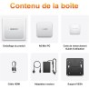 GEEKOM A6 Mini PC – Seul mini PC au monde récompensé par l’European Hardware Award avec AMD Ryzen 7 6800H, Radeon 680M, 32Go DDR