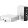 GEEKOM A6 Mini PC avec AMD Ryzen 7 6800H (jusqu'à 4,7 GHz), Radeon 680M, 16 Go DDR5 512 Go SSD, USB4, 4K Quad Display, Wi-FI 6E,