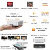GEEKOM A6 Mini PC avec AMD Ryzen 7 6800H (jusqu'à 4,7 GHz), Radeon 680M, 16 Go DDR5 512 Go SSD, USB4, 4K Quad Display, Wi-FI 6E,