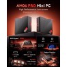 NiPoGi AM06 Pro Mini PC АMD Ryzen 7 7730U(8C/16T, jusqu'à 4,5 GHz), 32 Go DDR4 1 to M.2 SSD Mini Desktop Computer WiFi 6, Graphi