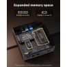 NiPoGi AM06 Pro Mini PC, АMD Ryzen 7 5825U(8C/16T, 4,50 GHz), 16Go DDR4 512Go M.2 SSD Mini Ordinateur de Bureau, AMD Radeon Grap