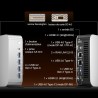 GEEKOM A9 Max Mini PC avec AMD Ryzen AI 9 HX 470 (12C/24T, Jusqu’à 5,2 GHz) AMD Radeon 890M, 32 Go DDR5 2To SSD, Double LAN 2,5 