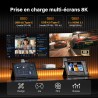 GEEKOM A9 Max Mini PC avec AMD Ryzen AI 9 HX 470 (12C/24T, Jusqu’à 5,2 GHz) AMD Radeon 890M, 32 Go DDR5 2To SSD, Double LAN 2,5 