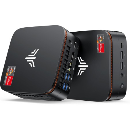 NiPoGi Hyper H1 Mini PC W-11 Pro ΑΜD Ryzen 7 6800H(Max 4.7GHz,8C/16T)32Go(16+16Go)DDR5 4800MHz/1To M.2 NVMe SSD,Ordinateur de Bu