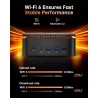 NiPoGi Hyper H1 Mini PC W-11 Pro ΑΜD Ryzen 7 6800H(Max 4.7GHz,8C/16T)32Go(16+16Go)DDR5 4800MHz/1To M.2 NVMe SSD,Ordinateur de Bu
