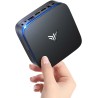 NiPoGi AK1 Plus Mini PC 8 Go DDR4/256 Go SSD, Alder Lake N95 (jusqu'à 3.4GHz), Ordinateur de Bureau, SSD 2.5'', 4K @60HZ HD Dual