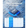 NiPoGi AK1 Plus Mini PC 8 Go DDR4/256 Go SSD, Alder Lake N95 (jusqu'à 3.4GHz), Ordinateur de Bureau, SSD 2.5'', 4K @60HZ HD Dual
