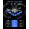 NiPoGi Essenx E1 Mini PC W-11 Pro Intel Alder Lake N95(4C/4T, Max 3,4 GHz) 16Go RAM 512Go M.2 SSD, Ordinateur de Bureau 4K@60HZ 