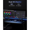 NiPoGi Essenx E1 Mini PC W-11 Pro Intel Alder Lake N95(4C/4T, Max 3,4 GHz) 16Go RAM 512Go M.2 SSD, Ordinateur de Bureau 4K@60HZ 