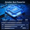 NiPoGi Essenx E1 Mini PC W-11 Pro Ιntel Alder Lake N95 (Max 3,4 GHz) 16Go DDR4+512 Go SSD, Tour PC/Gigabit Ethernet/2.4+5G WiFi/