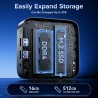 NiPoGi Essenx E1 Mini PC W-11 Pro Ιntel Alder Lake N95 (Max 3,4 GHz) 16Go DDR4+512 Go SSD, Tour PC/Gigabit Ethernet/2.4+5G WiFi/