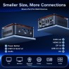NiPoGi Essenx E1 Mini PC W-11 Pro Ιntel Alder Lake N95 (Max 3,4 GHz) 16Go DDR4+512 Go SSD, Tour PC/Gigabit Ethernet/2.4+5G WiFi/