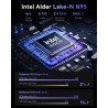 ACEMAGICIAN Vista Mini V1 Mini PC,Ιntel Alder Lake-Ν95(jusqu'à 3,4 GHz),16Go DDR4 1To SSD, Шin11 Pro Micro Ordinateur de Bureau 